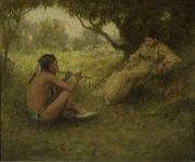Eanger Irving Couse Lovers (Indian Love Song) Sweden oil painting artist